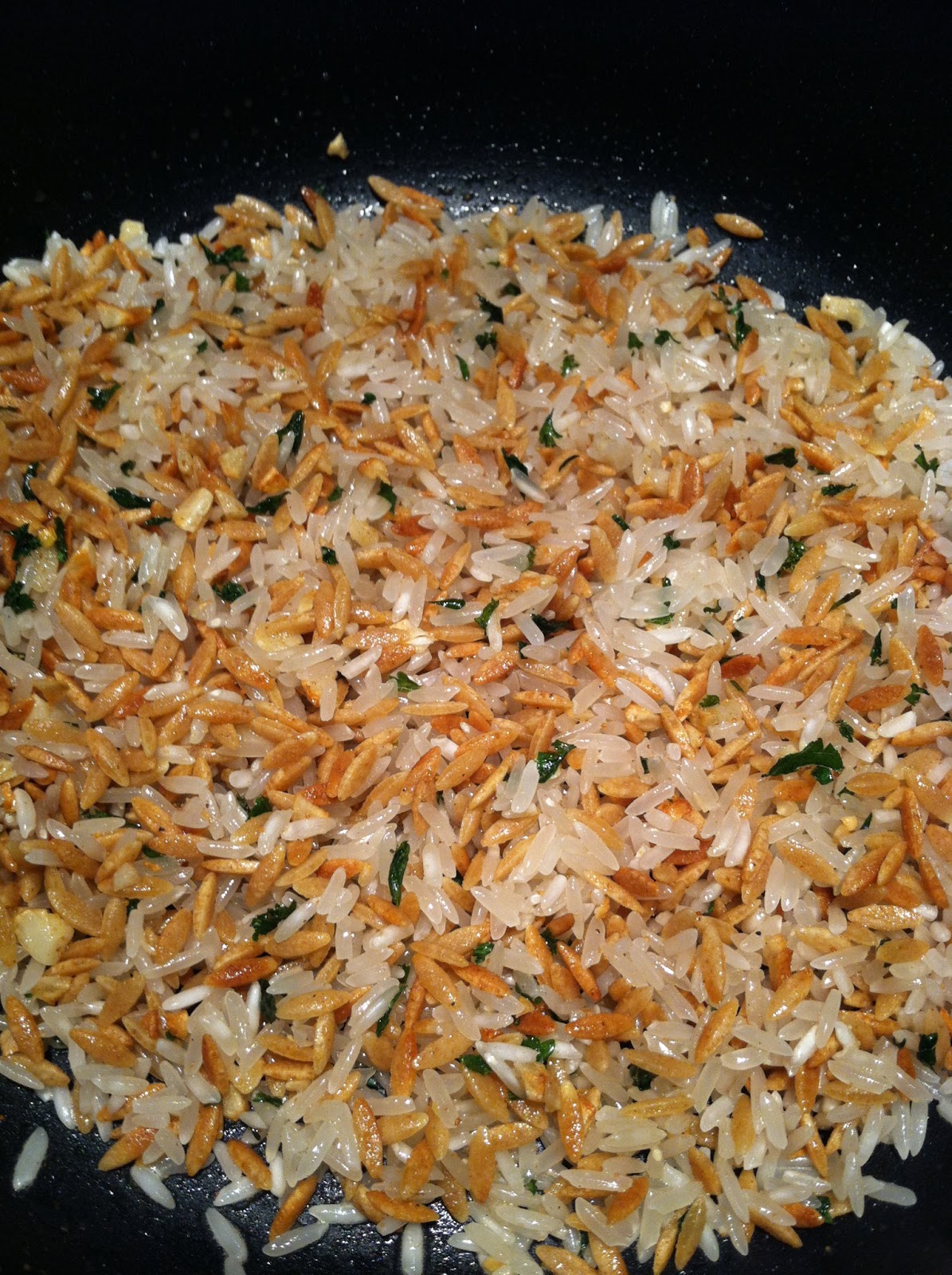 parsley & polka dots rice pilaf