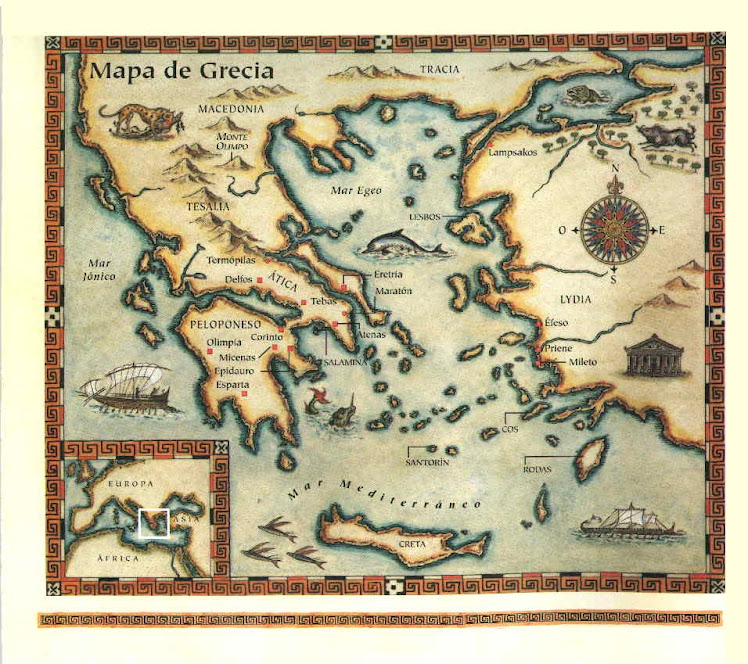 Mapa de Grecia Antigua