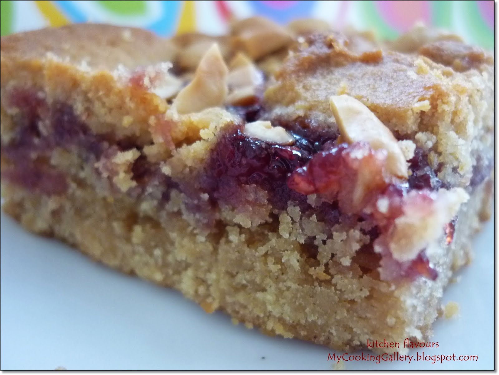 kitchen flavours Ina's Garden Peanut Butter and Jelly Bars