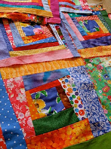Crazy Log Cabin Quilting