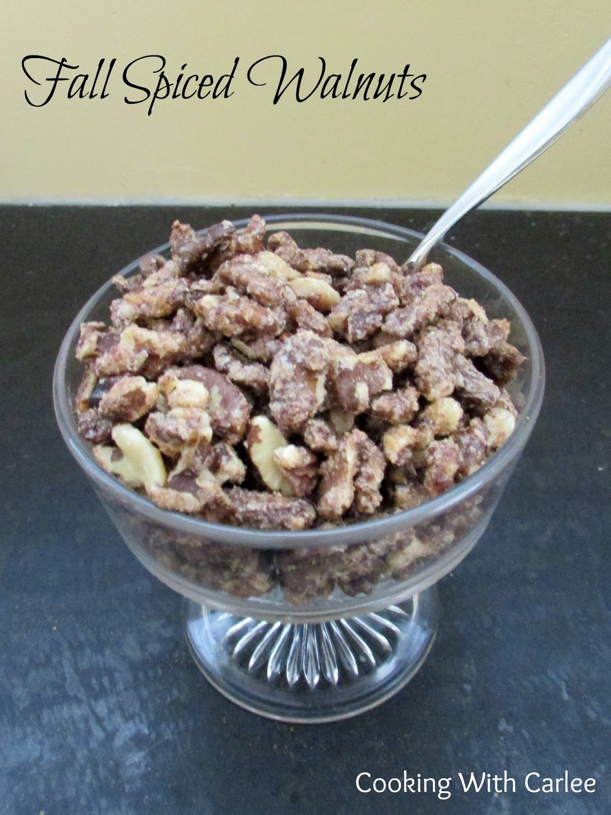 Cooking With Carlee Fall Spiced Walnuts