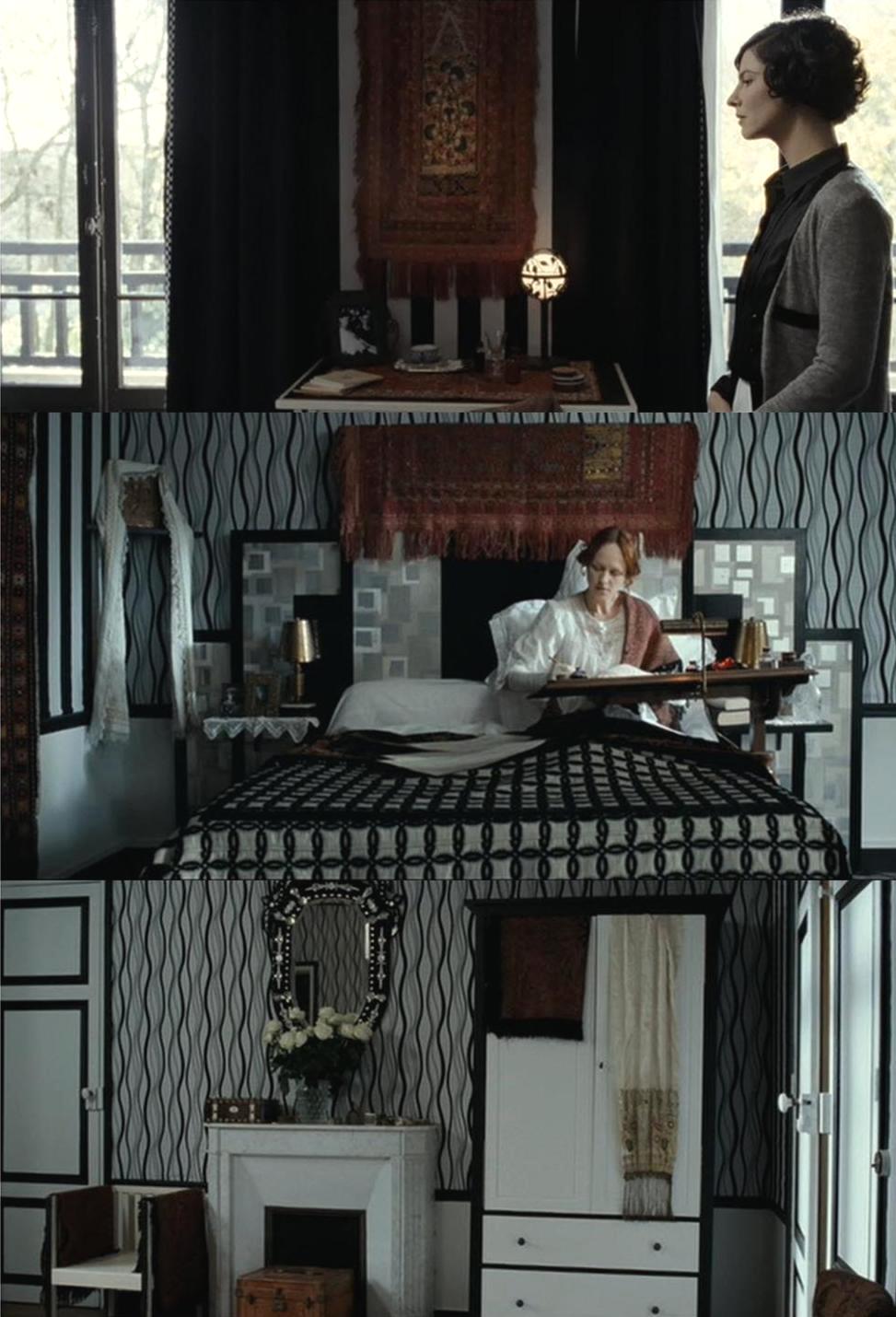 she moves the furniture: Film Interiors: Coco Chanel & Igor Stravinsky