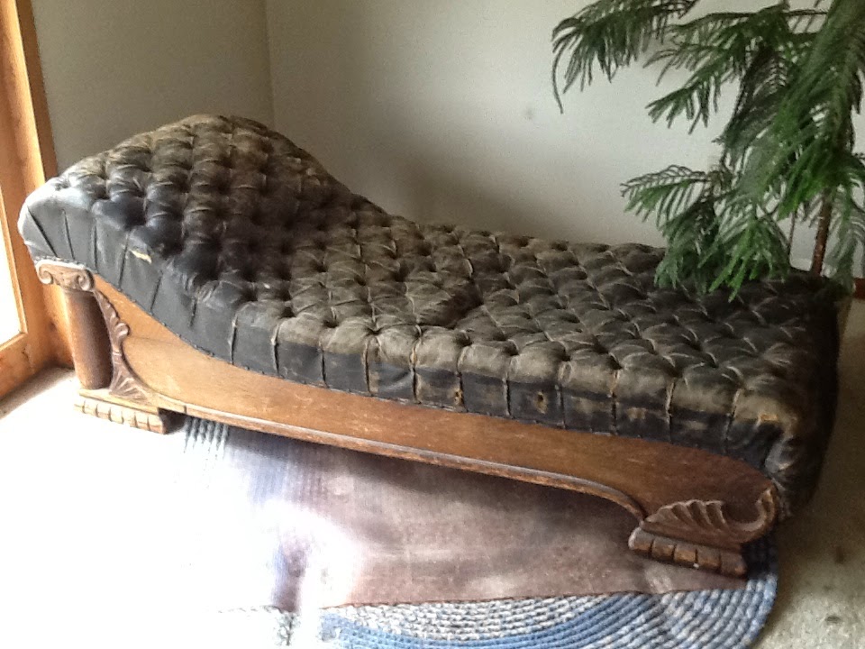 Thrifty Treasures Reviving An Antique Fainting Couch