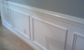 Homemade By Holman: Picture Frame Moldings and a Kitchen and