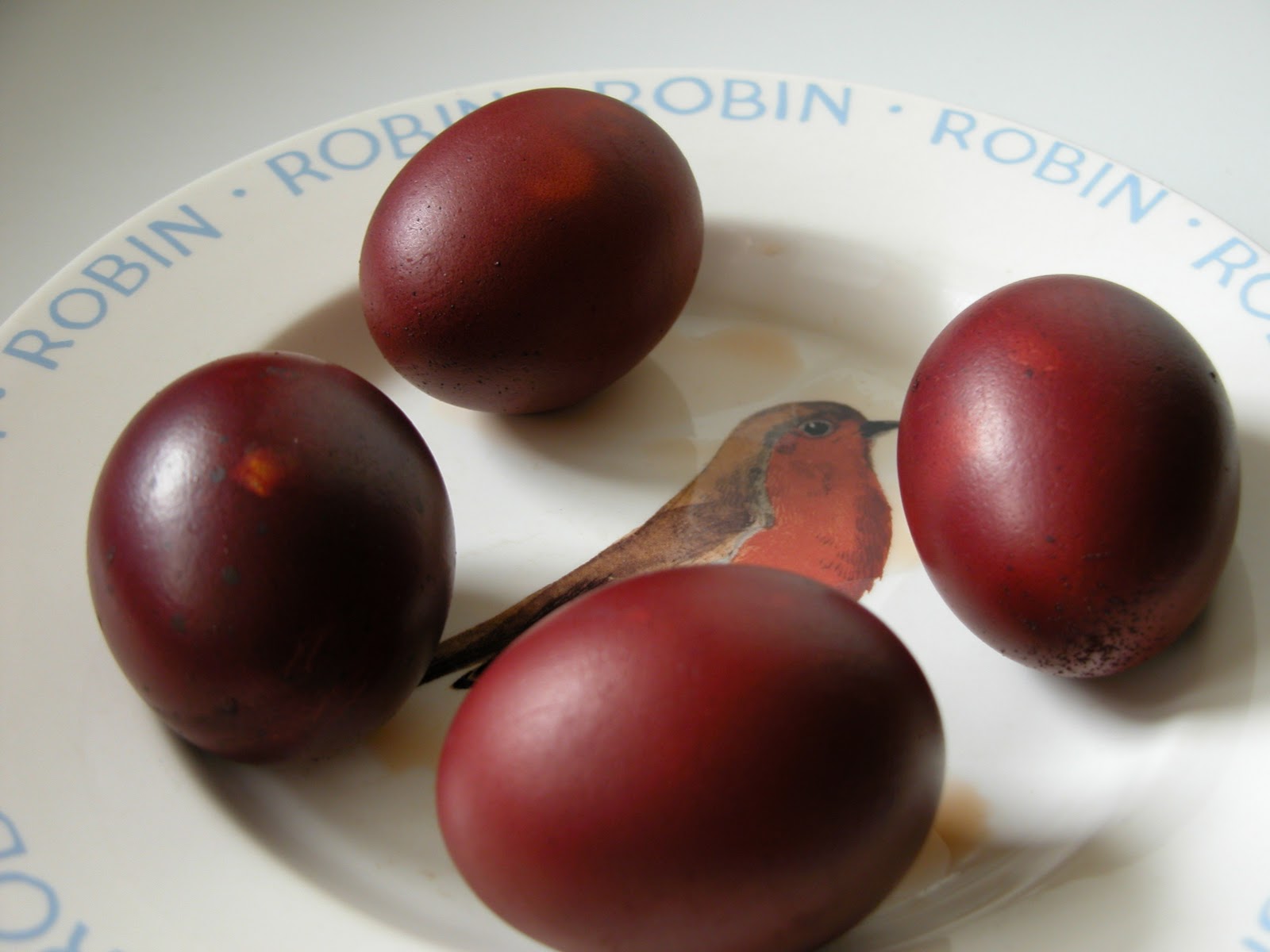 happy to make How to decorate Easter Eggs using wax and onion skins