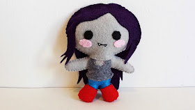 How to Make an Adventure Time Marceline plushie tutorial