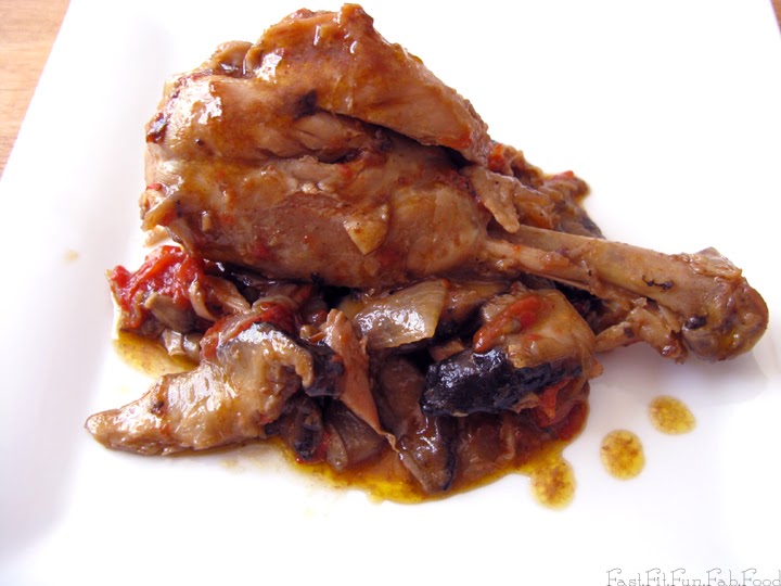 Fast Fit Fun Fab Food Chicken Drumsticks with Shiitake Mushroom and