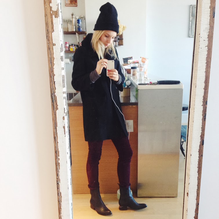 Selfie OOTD Rag & Bone cords Alexander Wang Anouck boots beanie Selfie OOTD Rag & Bone cords Alexander Wang Anouck boots beanie