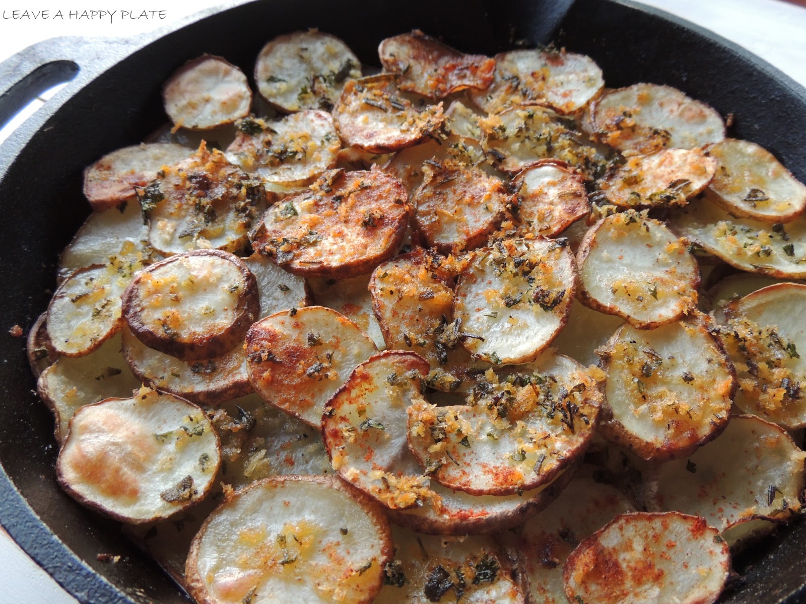 Leave a Happy Plate Garlic Potato Gratin + Asheville, NC