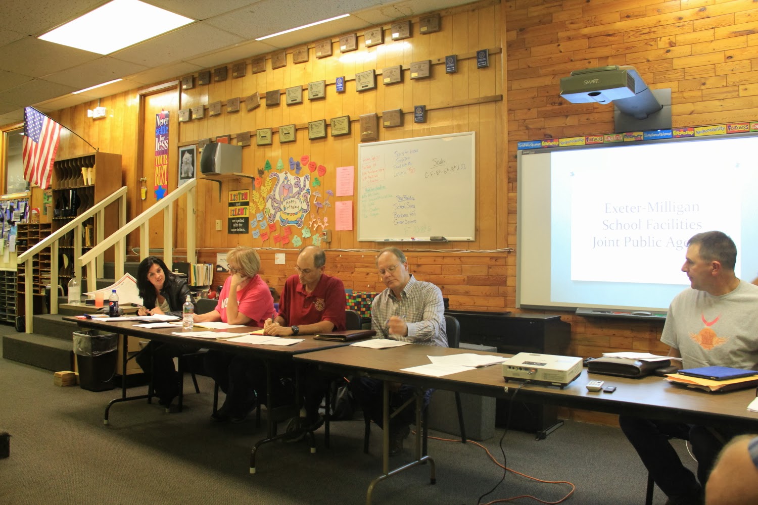Village of Exeter ExeterMilligan School Board Holds Open Discussion