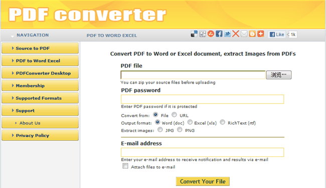free online pdf image converter to word