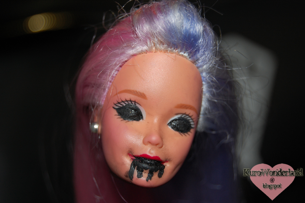 barbie with messy hair