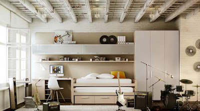 Music Room Design Ideas, modern interior design ideas, small bedroom designs, cool dorm rooms