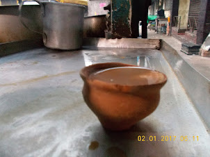 Famous Kolkata Chai(tea) served in a clay cup costing only Rs 5.