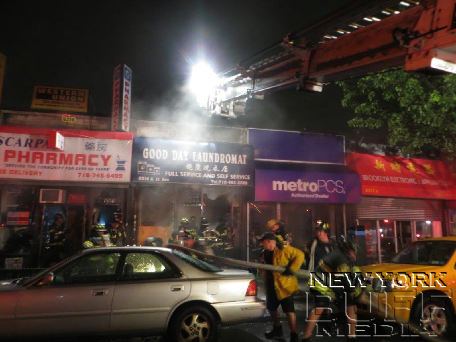 New York Buff Media 3rd Alarm Fire Rips Through Brooklyn Dry Cleaners