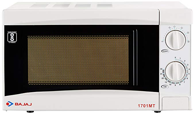 Bajaj 17 L Solo Microwave Oven (1701 MT, White) by Bajaj