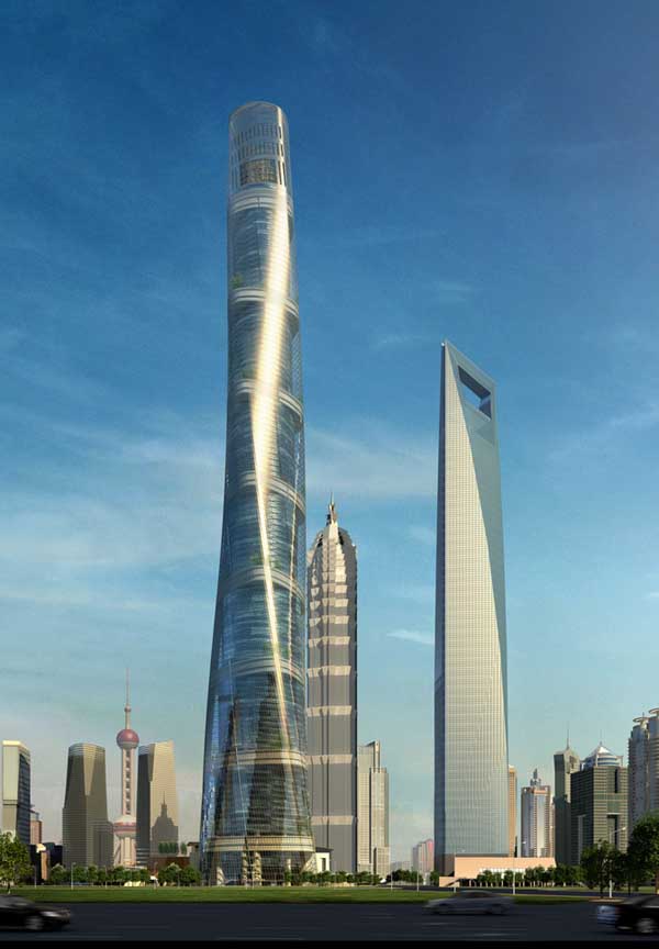 Shanghai Tower, World's Second Tallest Builsing Under Construction