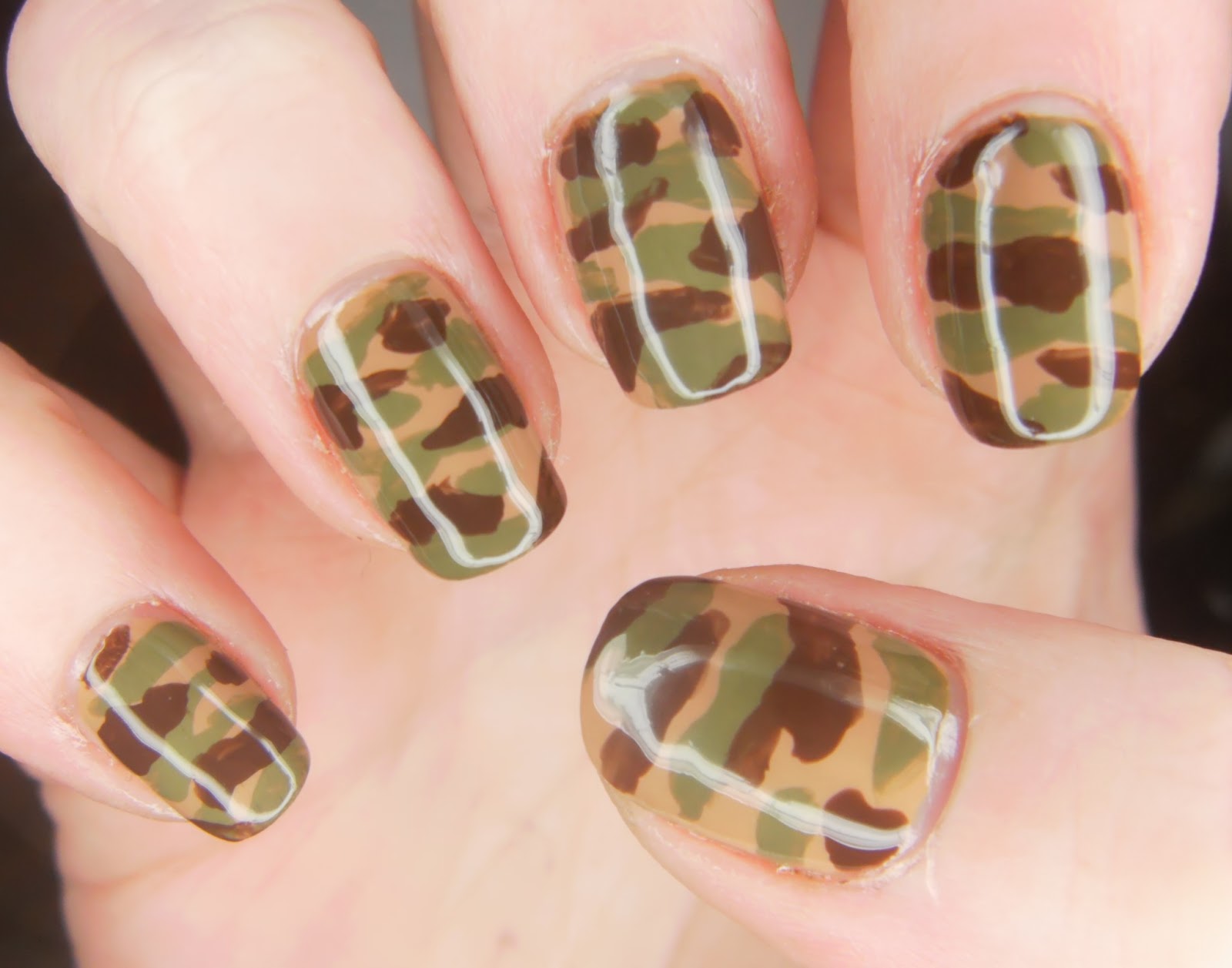 6. Camo Nail Art Ideas for Every Skill Level - wide 6
