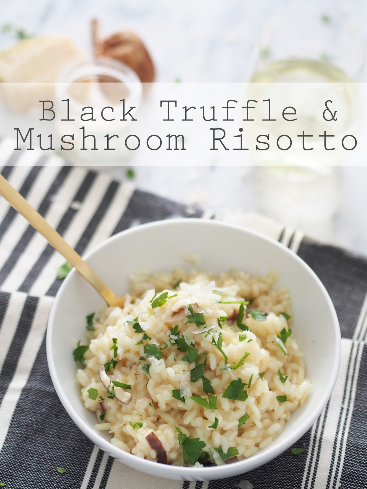 Typical Domestic Babe Black Truffle and Mushroom Risotto