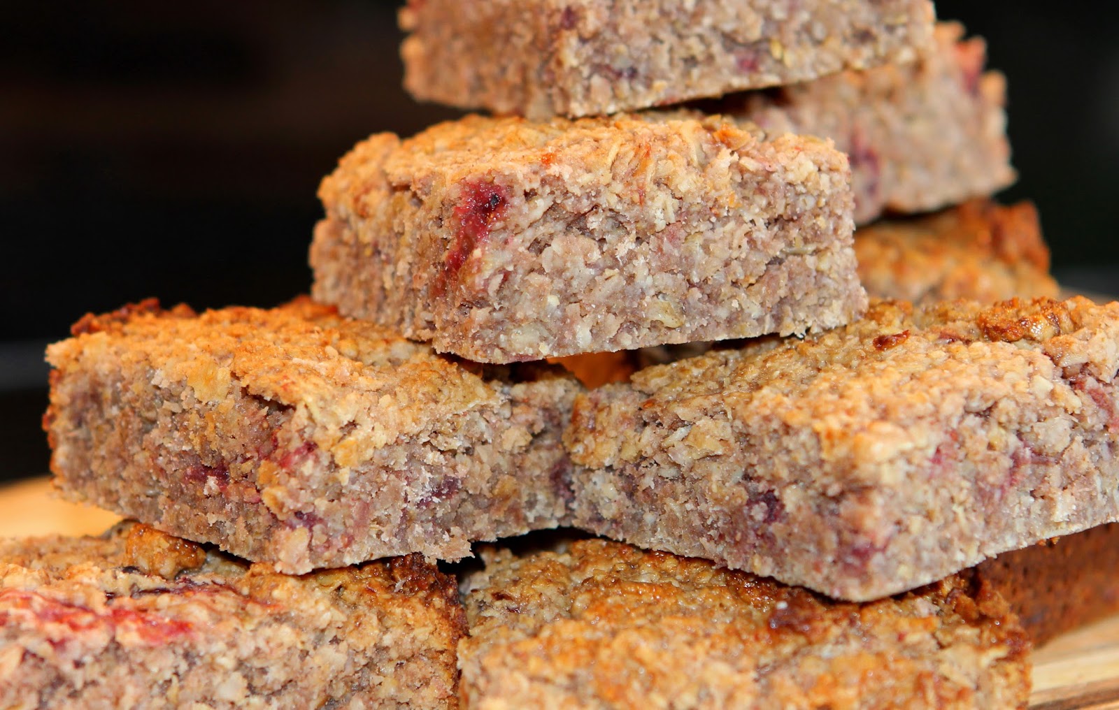 Gluten Free Alchemist End of Summer Roasted Fruit Flapjack