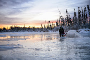 AIR FORCE BUILDS AN ICE BRIDGE IN ALASKA