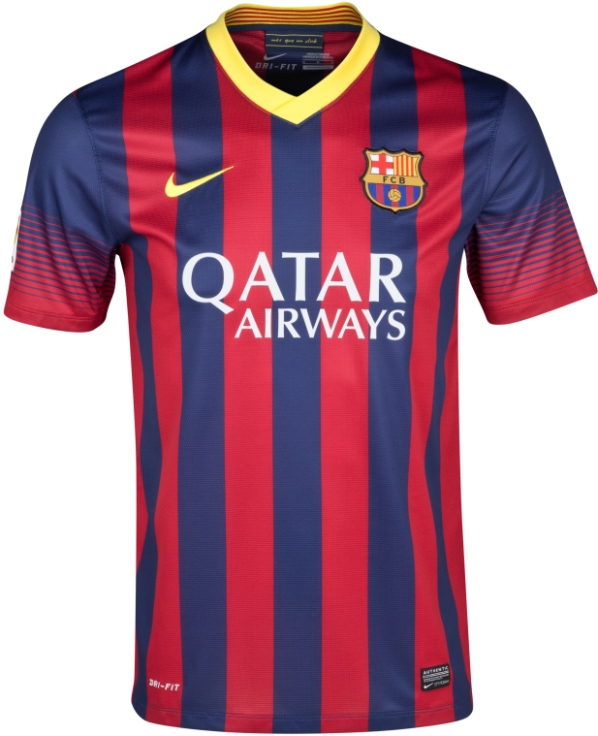 AHAY!! Jersey BARCELONA 1314 HOME AND AWAY KIT