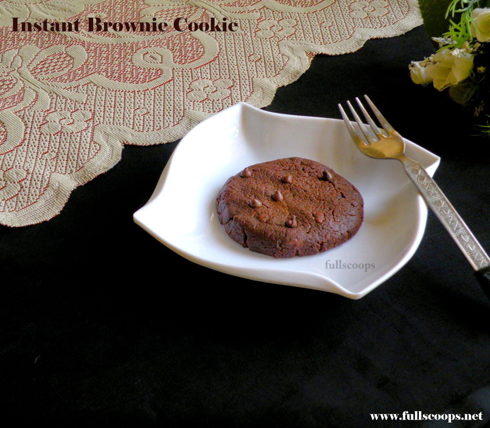 Instant Brownie Cookie Full Scoops A food blog with easy,simple