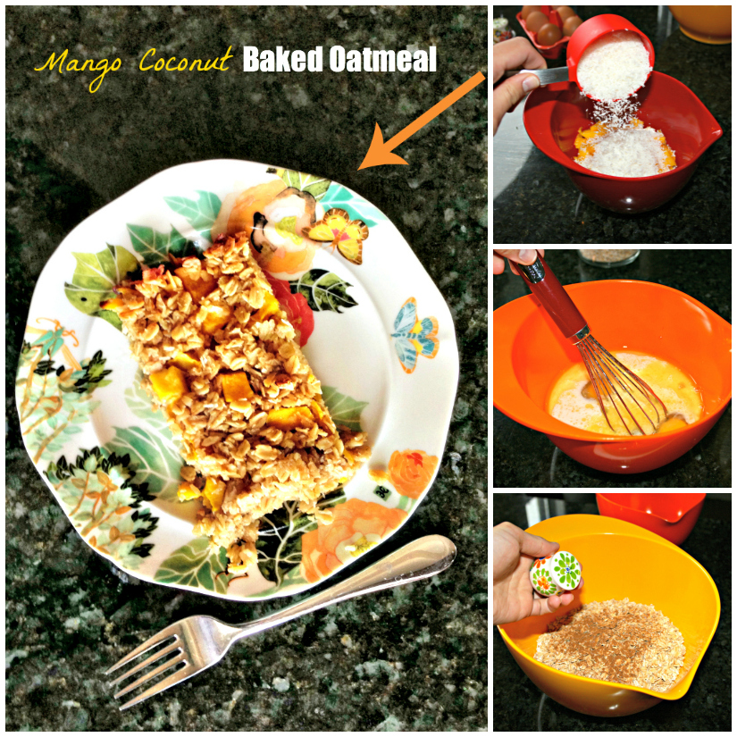 Oy! TASTE Coconut Mango Baked Oatmeal
