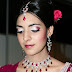 Pakistani Eastern bridal latest make up pictures.