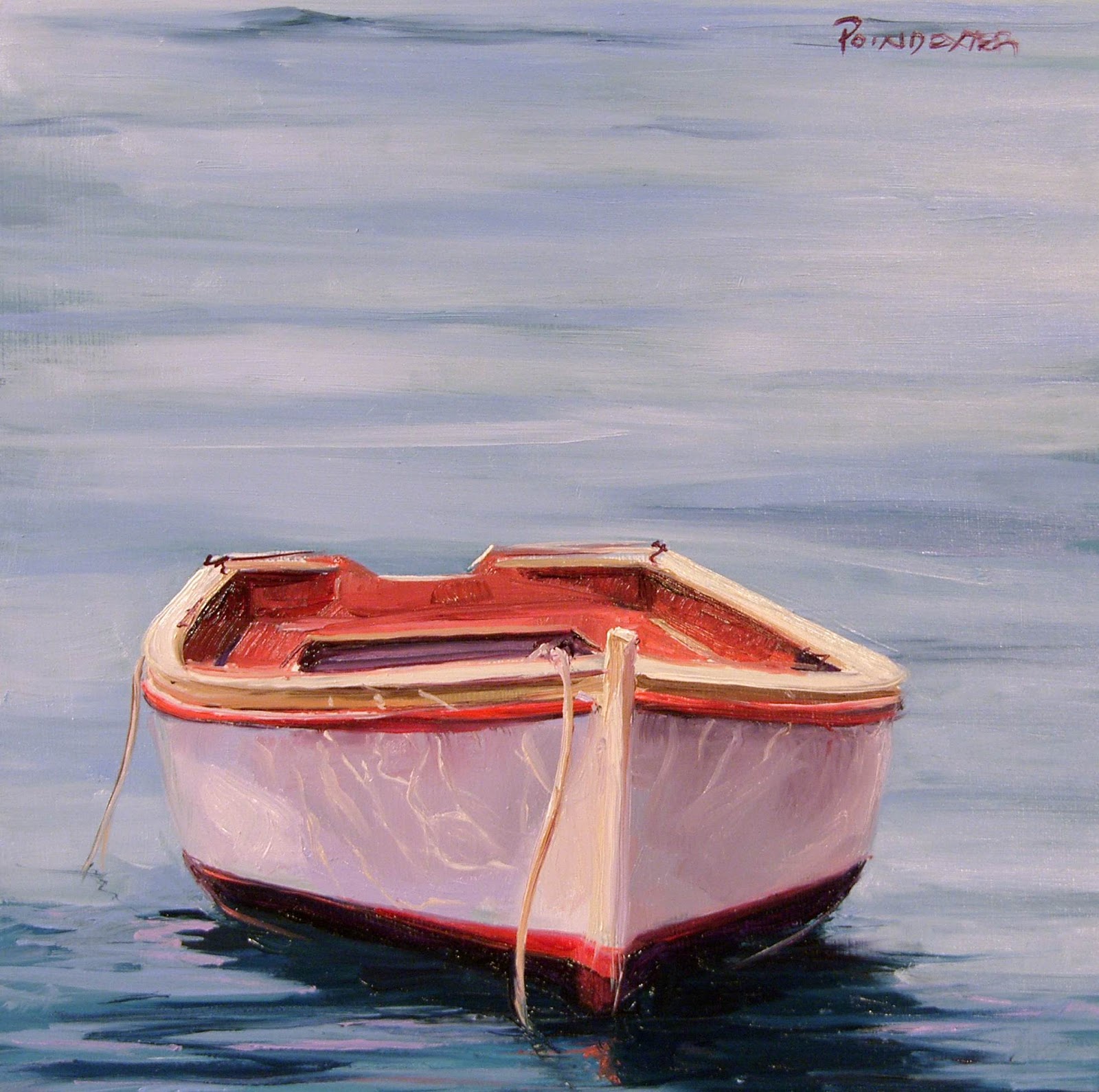 PAINTINGS IN OIL Anchor Me Fisherman's boat
