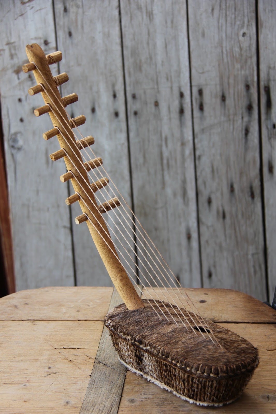A Piece of Africa Holiday Project! 87 Ennanga ( Bow Harp) from Uganda