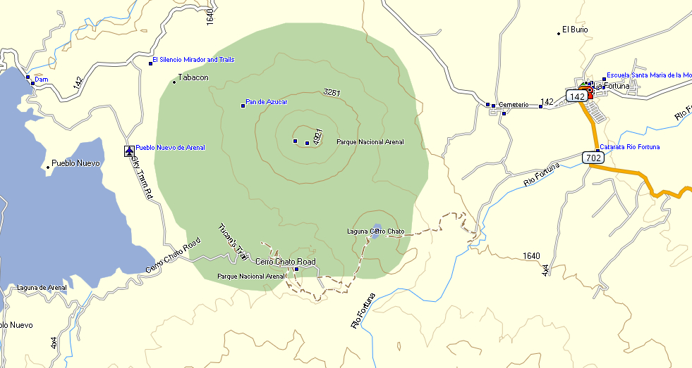 Costa Rica Garmin Nuvi