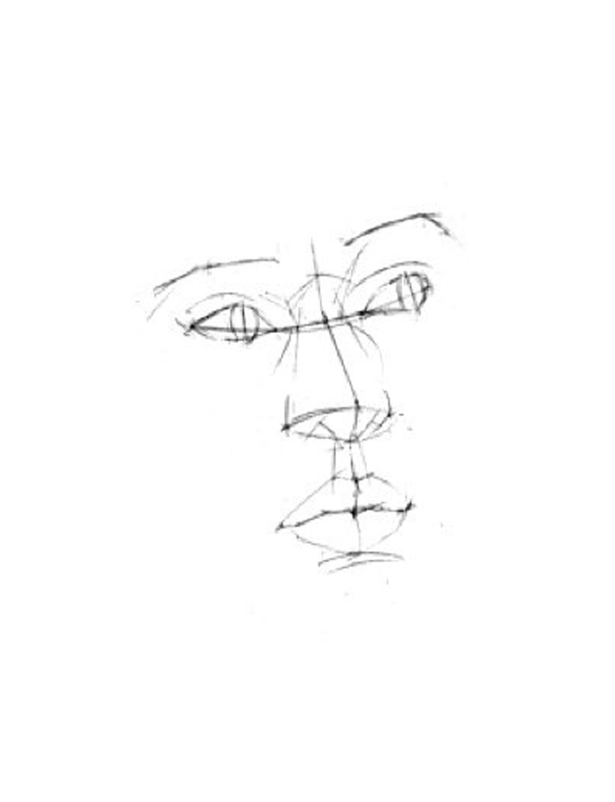 Step By Step Menggambar Wajah Portrait Drawings