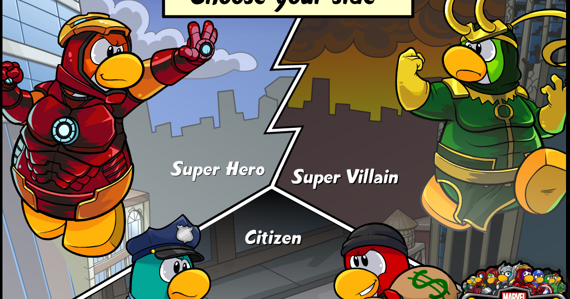 Club Penguin Super Heroes: Support