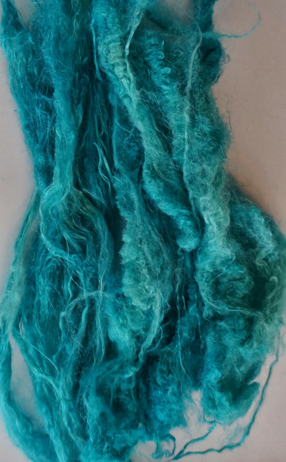 Ginger Wilson Dyeing soy silk (and some wool)