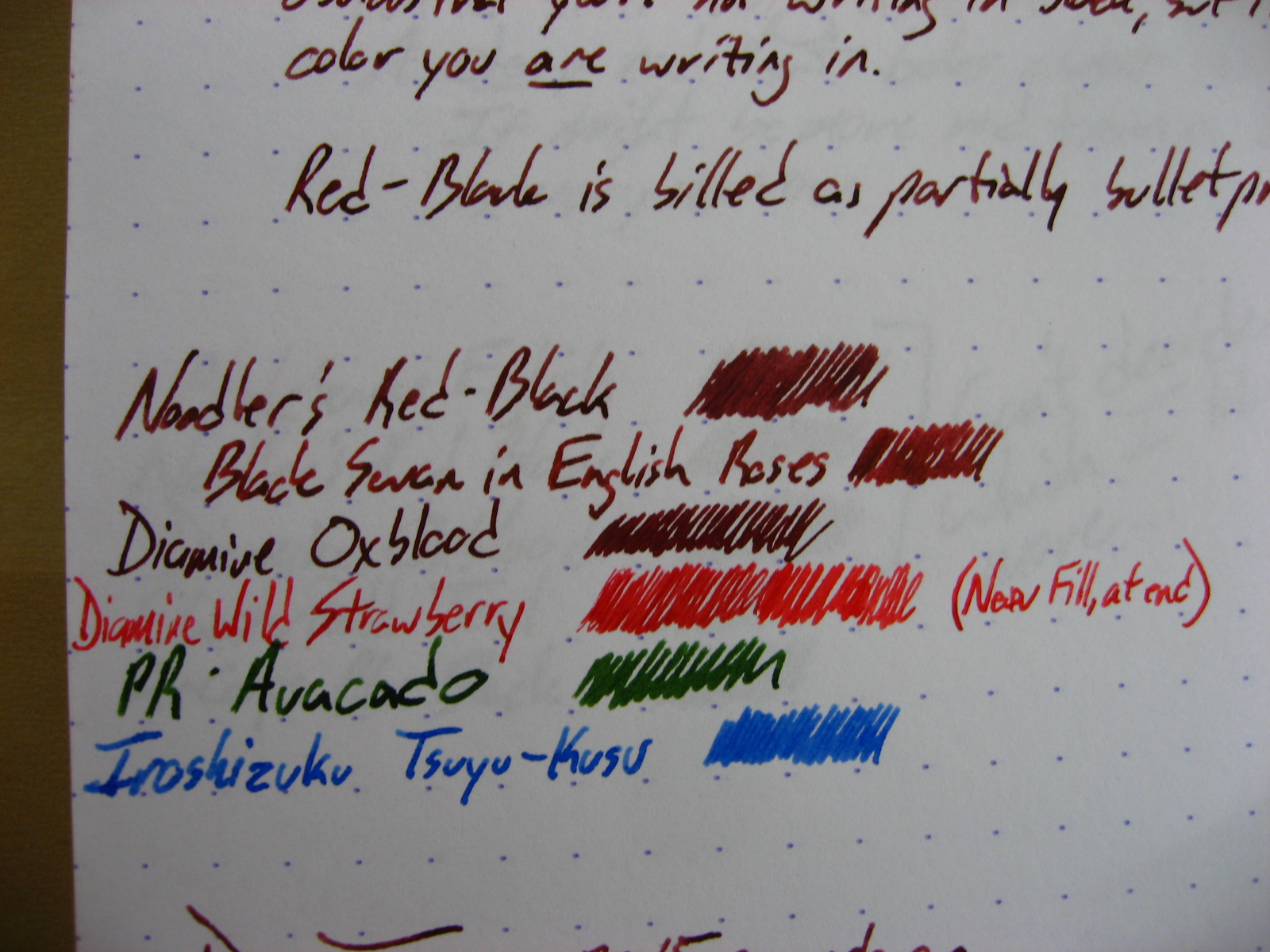 NOODLERS INK RED ~ a standard red ink color stock # 19002