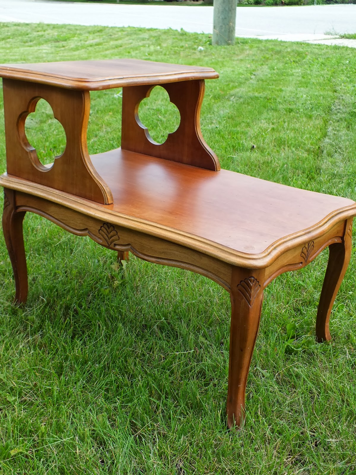 simply chic treasures Vintage Step End Table