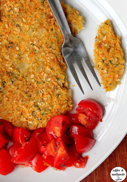 Cotolette vegetariane ai fiocchi d'avena