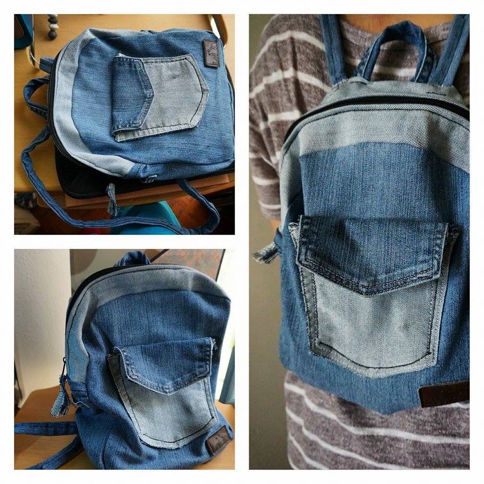 Barquito de Papel · by Rakoonie Mini Mochila de Mezclilla DIY Mini