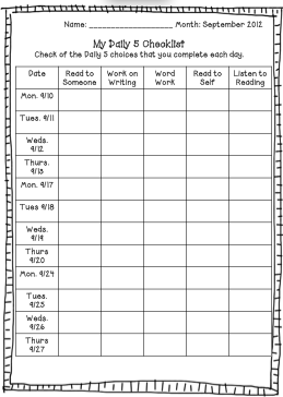 daily task list template word