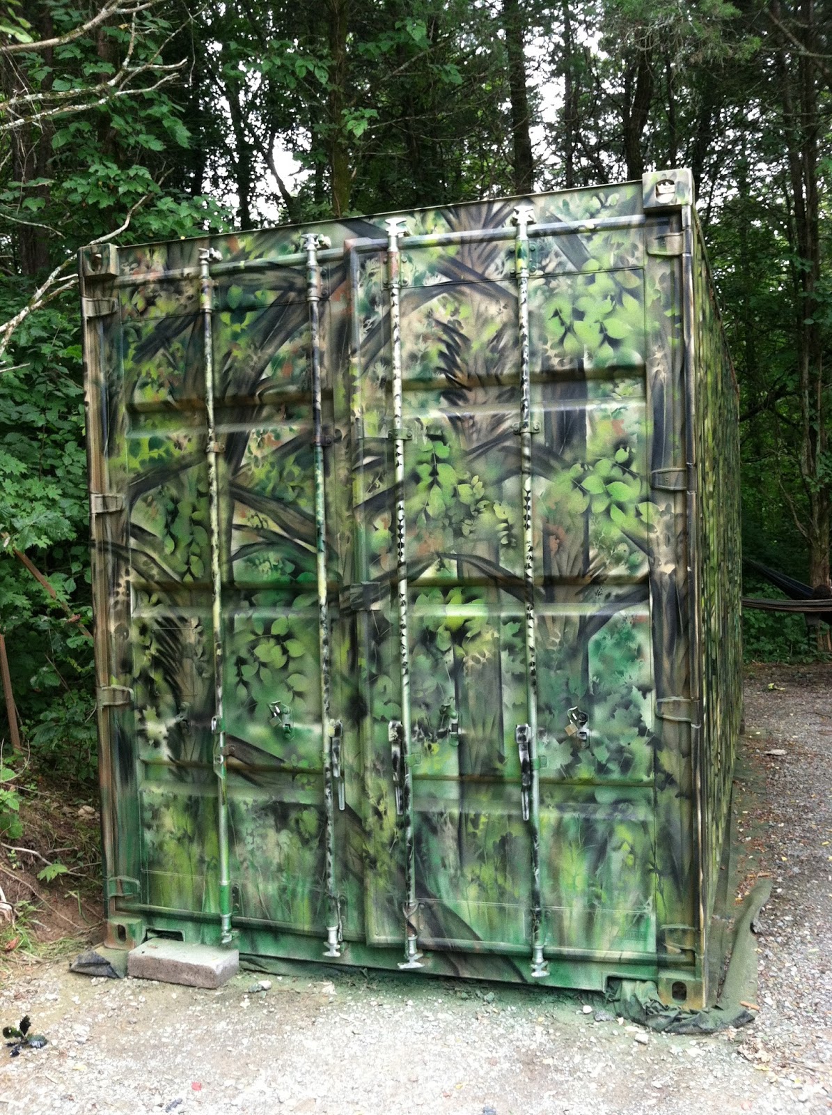 Duff Clothing TRUE CAMO ON SHIPPING CONTAINER