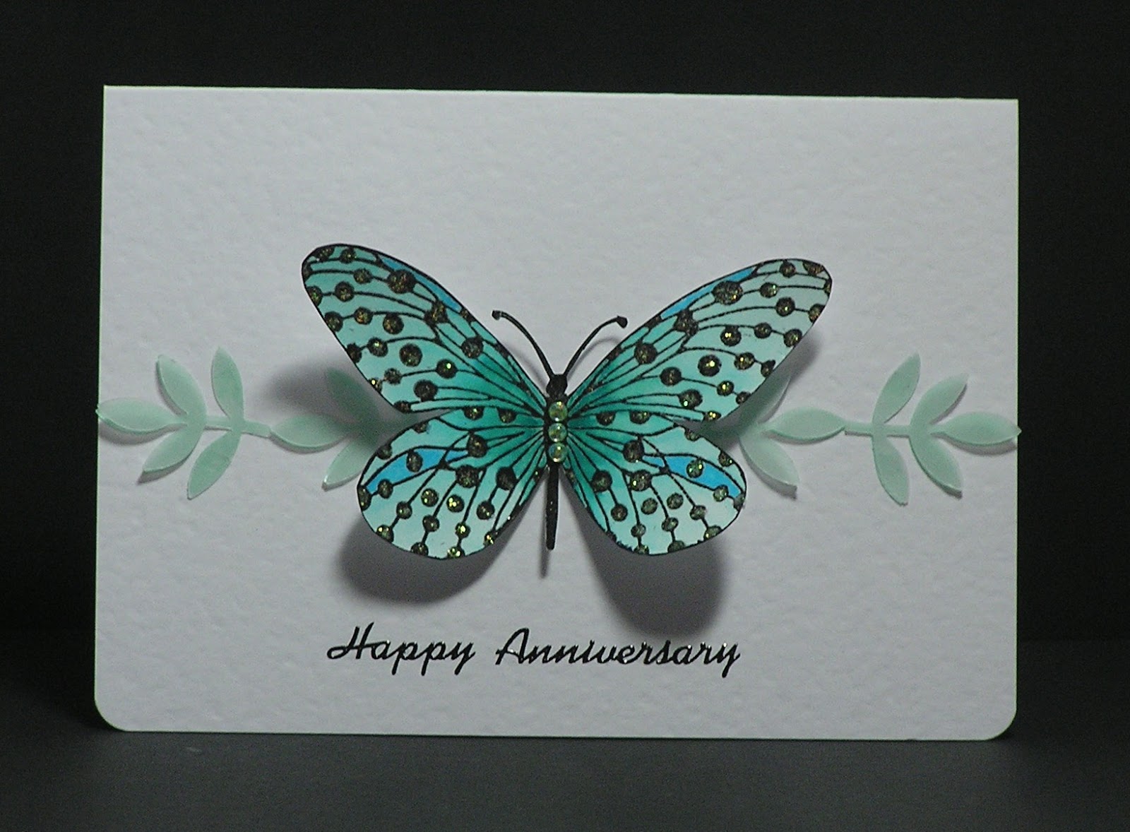 Cathys Card Spot Butterfly Anniversary