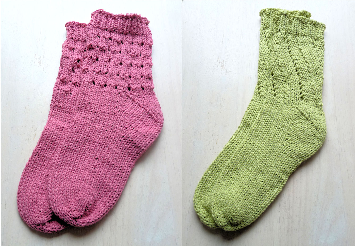 Carmen's Yarn Projects Crocheted Socks and Knit Freedom