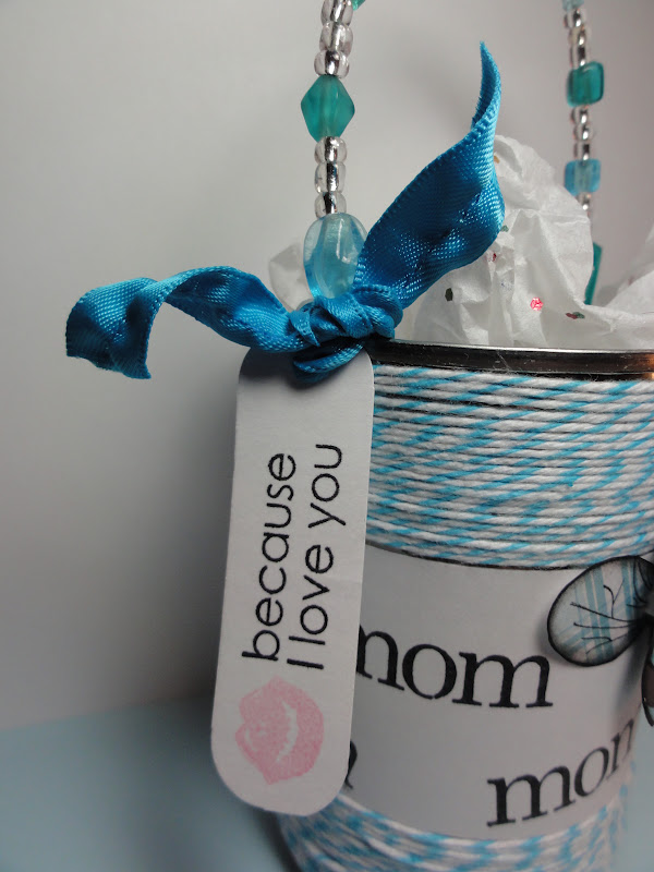 The Cricut Bug Recycled Soup Can Gift Pail