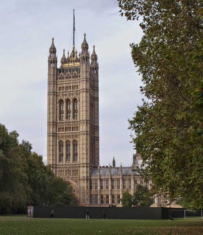 Victoria Tower Parlament brytyjski