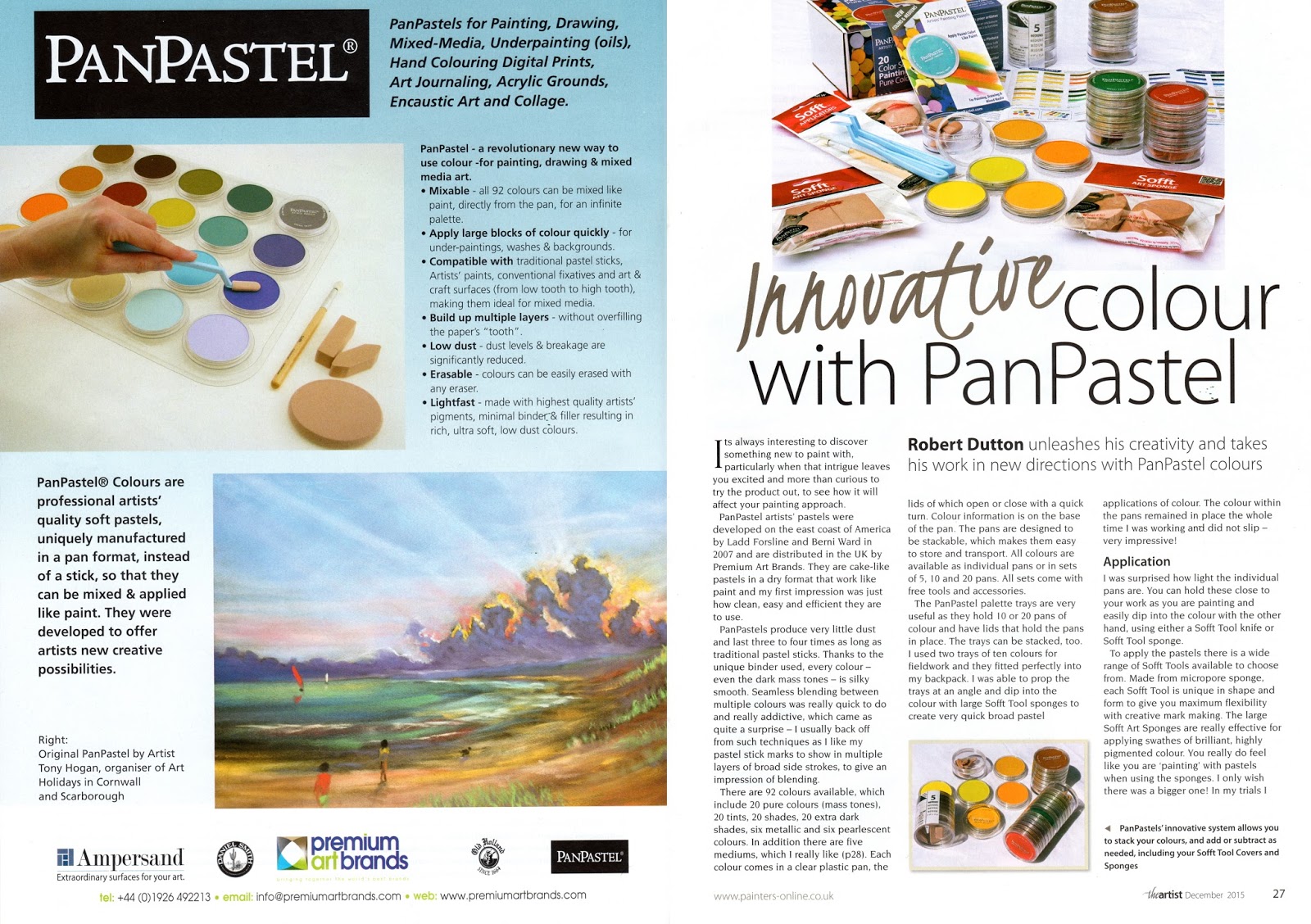Robert Dutton Artist Exciting stuff! 'The Artist' magazine does it again!