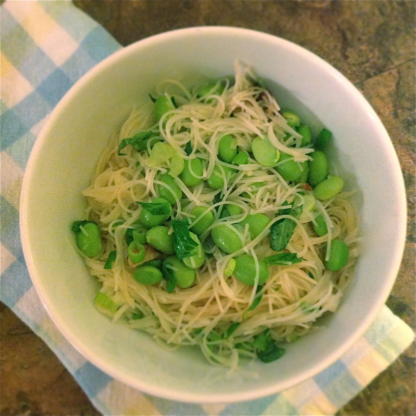 Ottolenghi's Warm Glass Noodles and Edamame