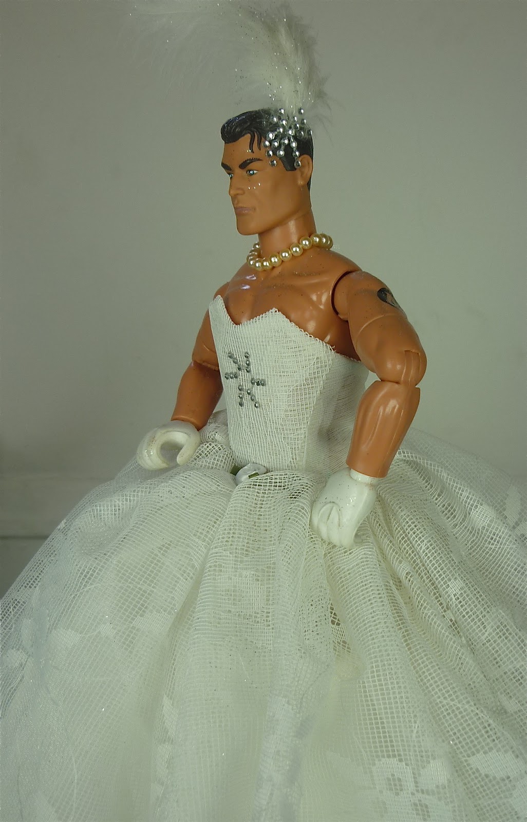 Nan's Wedding Toilet Roll Dolls