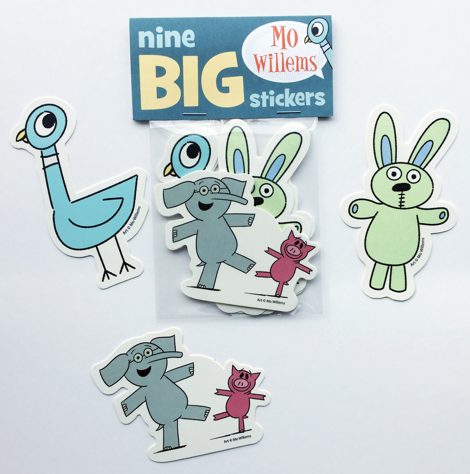 Mo Willems Stuff BIG STICKER PACK!