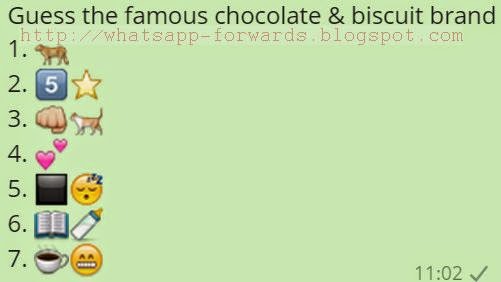 Guess famous chocolate & biscuit brand